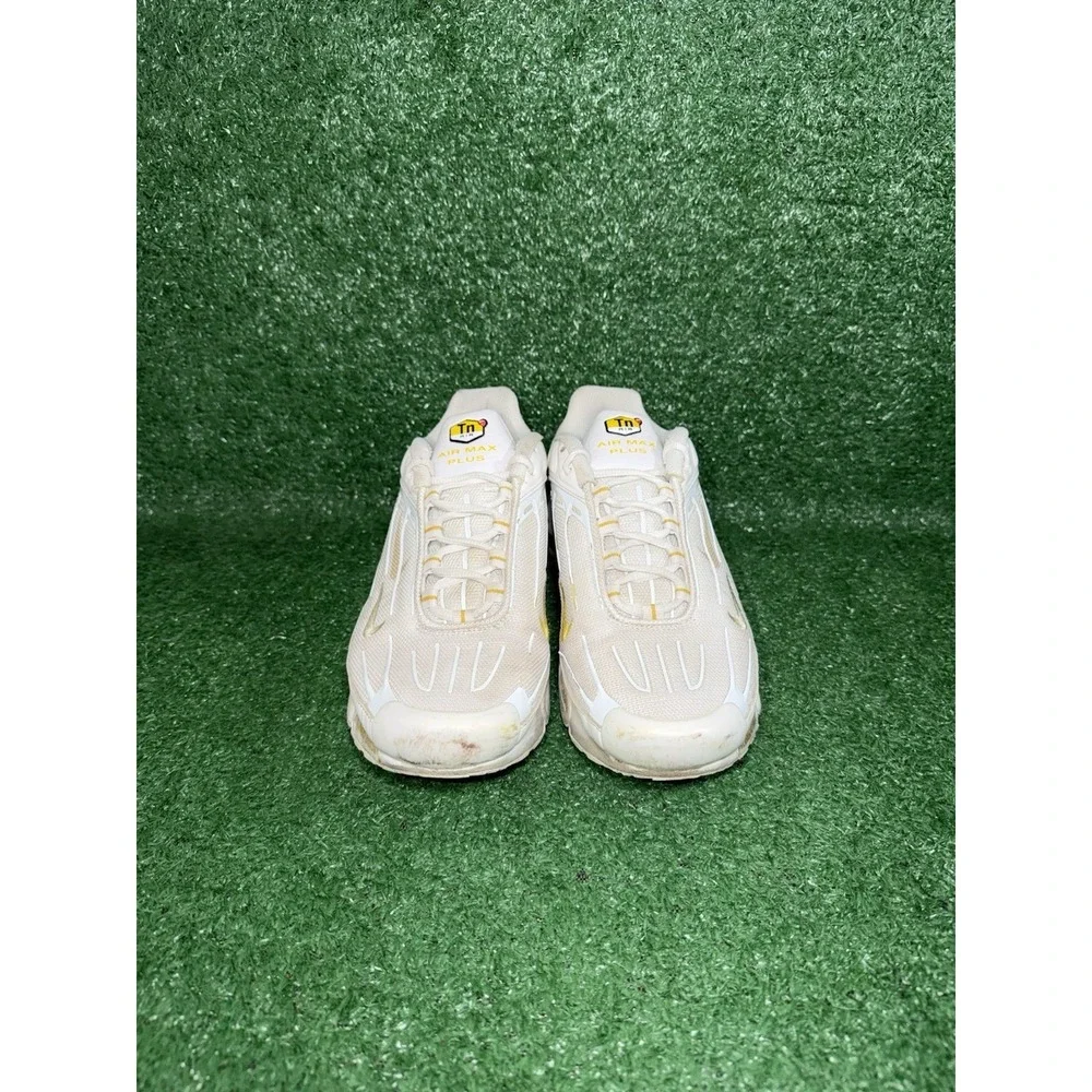 Nike Air Max Plus III‎ White Tuned Running Shoes Comfort Sneakers Mens Size 9